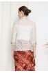 Lyne Halim Blouse Brukat Bordir Broken White, 3223